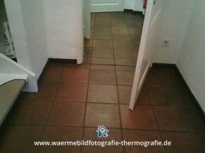 Wärmebilder in Bochum zur Lokalisierung der Fußbodenheizung